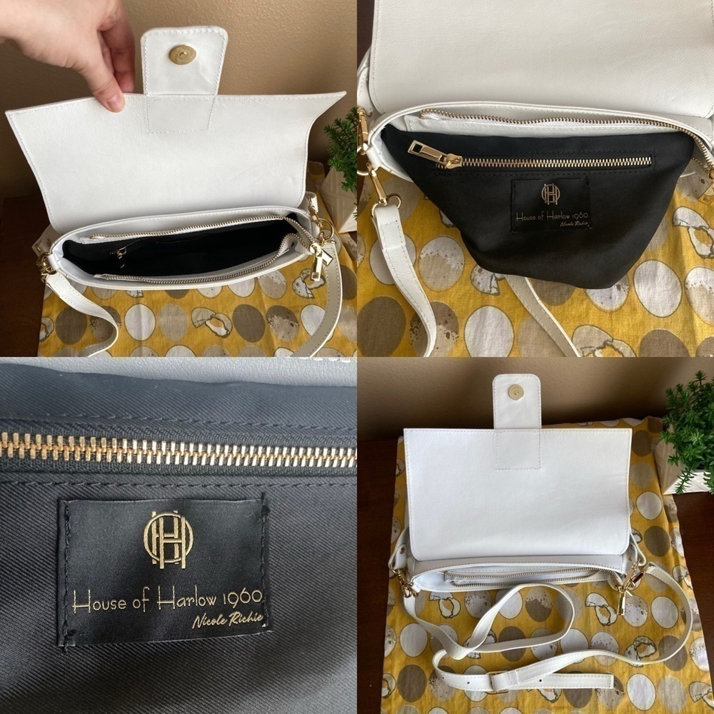 House of Harlow 1960 white snake crossbody bag - Picture 16 of 16